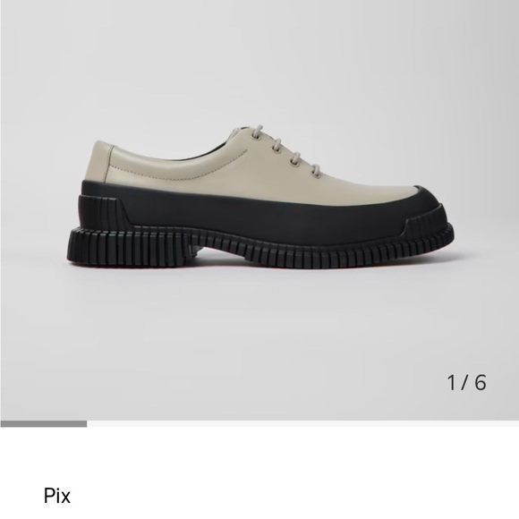 Camper Black and gray leather women's shoes-Size 37 - Picture 4 of 5